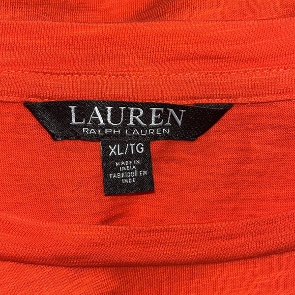 Polo Ralph Lauren Black Label Women's Orange Blouse XL - Picture 5 of 6
